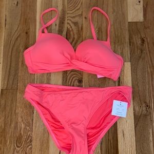 NWT Kate Spade Bright Peony Bikini